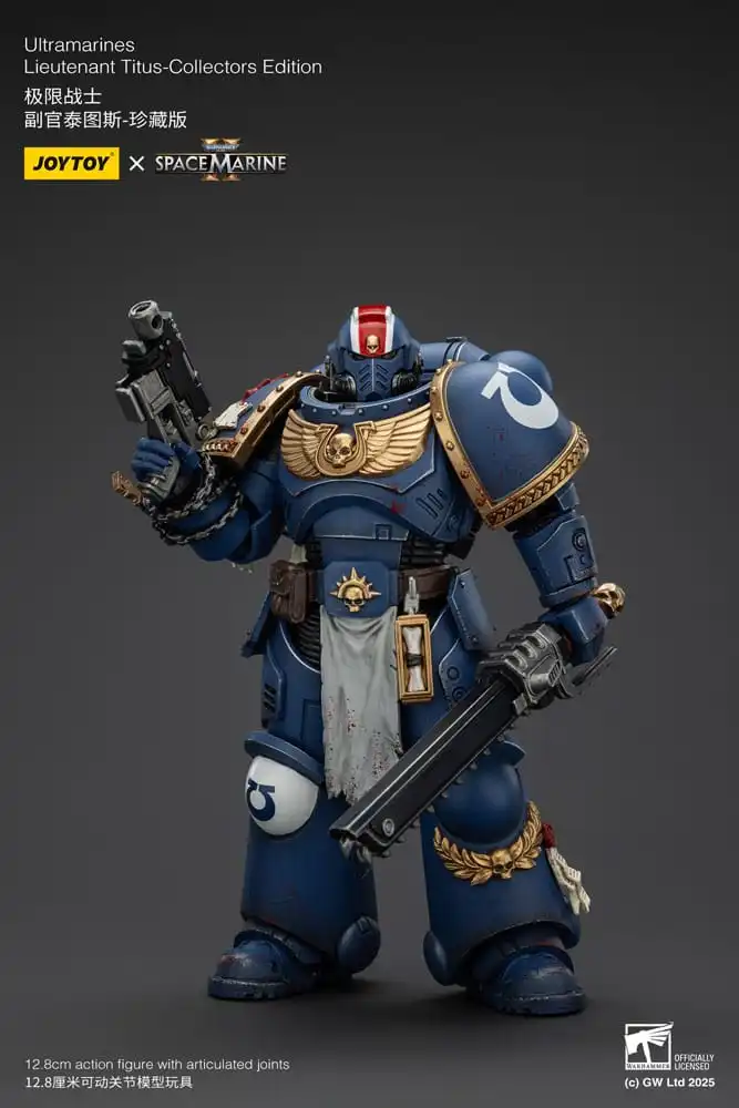 Warhammer 40 000: Space Marine 2 Action Figure Ultramarines Lieutenant Titus Collectors Edition 13 cm